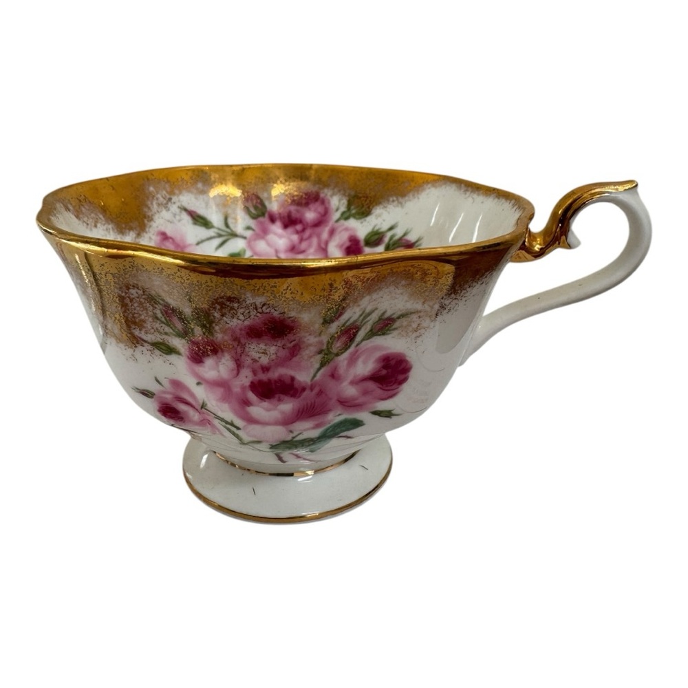 Royal Albert Blue Moonlight Rose Footed Coffee Teacup Cup Saucer China - Picture 2 of 5